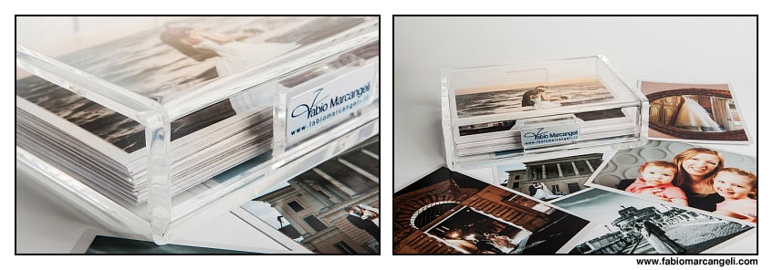 Un box in plexiglass per il tuo album da Matrimonio