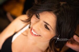 sorriso di una sposa fotografo Matrimonio Fabio Marcangeli Roma